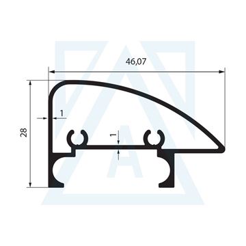 Resim Poll Serisi Ray Profili - 3170 - 0.463 kg/m