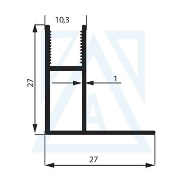 Resim Kompakt Kabin Profili - 1953 - 0.230 kg/m