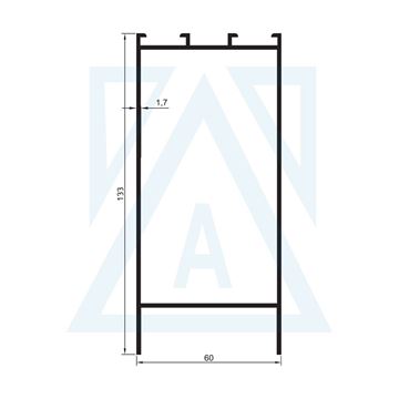 Resim Etek Profili - 4189 - 1.820 kg/m