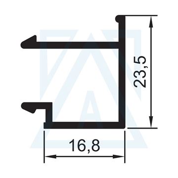 Resim Tek Cam Çıtası - 4181 - 0.240 kg/m