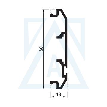 Resim Çarpma Kapı Adaptörü - 4148 - 0.430 kg/m