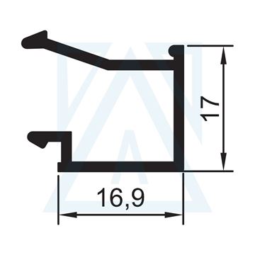 Picture of Çift Cam Çıtası - 4188 - 0.215 kg/m