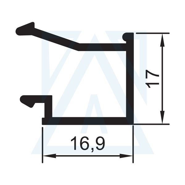 Ürün resmi: Çift Cam Çıtası - 4188 - 0.215 kg/m
