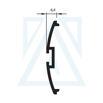 Resim Düz Seri Çarpma Kapı Adaptörü - 1620-D - 0.265 kg/m