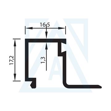 Resim Isı Cam Çıtası - 1508 - 0.260 kg/m