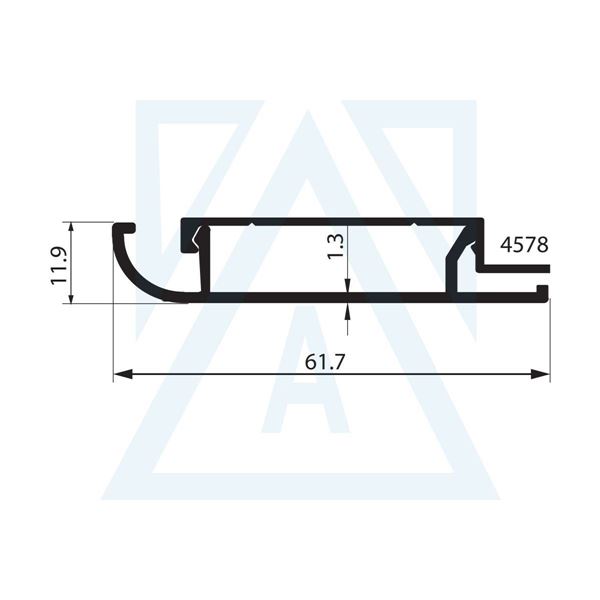 Ürün resmi: 4577 - 0.323 kg/m