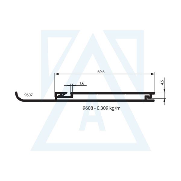 Ürün resmi: 9608 - 0.309 kg/m