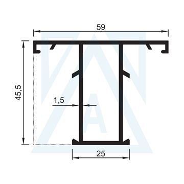 Resim Dar Orta Kayıt - 1601-A - 0.780 kg/m