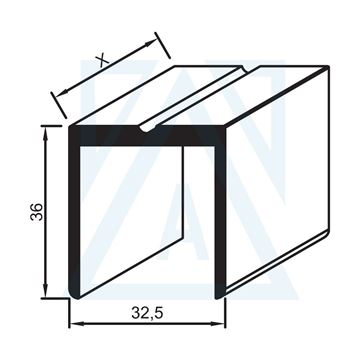 Resim Geniş Aldoks Dik Bağlantı - 822 - 0.690 kg/m