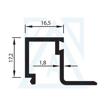 Resim Isı Cam Çıtası - 1679 - 0.340 kg/m