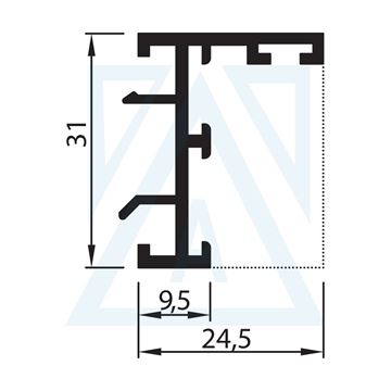 Resim Sabit Kasa Adaptörü - 1761 - 0.370 kg/m