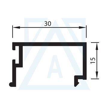 Resim Tek Cam Çıtası - 1795 - 0.270 kg/m