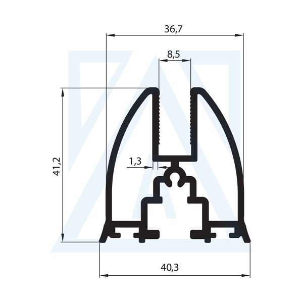 Ürün resmi: Gold Seri Kanat 8mm Cama Göre - 3857 - 0.867 kg/m