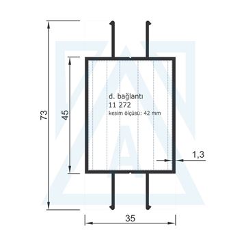 Resim Ara Bölme - 2702 - 0.740 kg/m