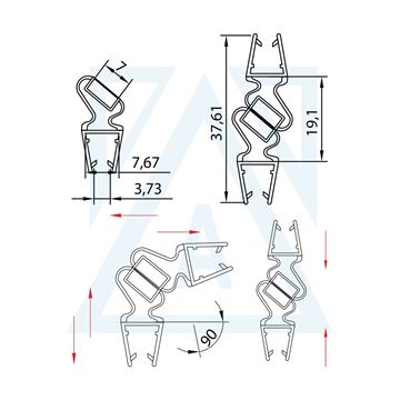 Resim MF-01 - Mıknatıslı Fitil Üniversal Conta