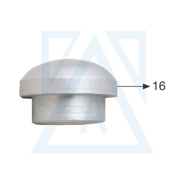 Ürün resmi: 16'lık Tapa (Boş Borunun Tapası) - 2862